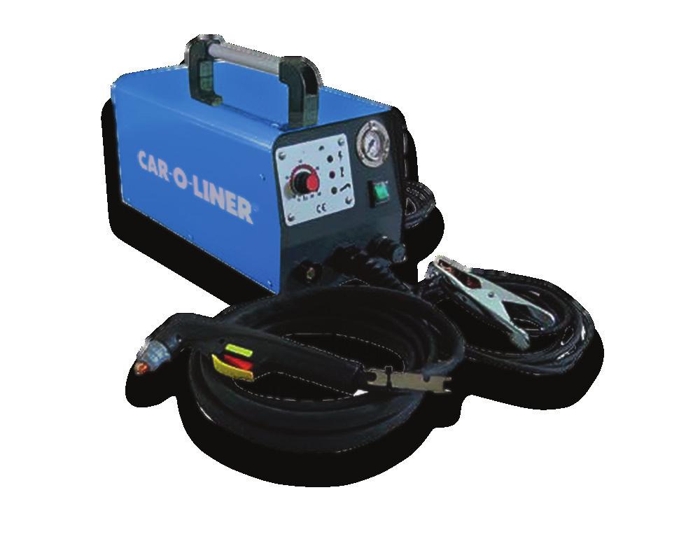 04 I 05 PLASMA CUTTER: ACCURATE, CLEAN, HIGH-SPEED CUTTING. CUT THROUGH ANY CONDUCTIVE MATERIAL IN SECONDS Car-O-Liner s Plasma Cutter is the perfect cutting tool for all high-strength steels.
