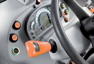 The Stop&Go system (GS) allows a convenient starting and stopping without using the clutch pedal.
