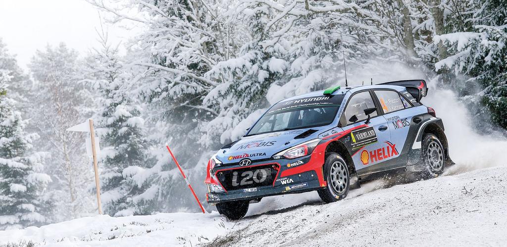 Hyundai i20 WRC, the perfect stage for our philosophy. There s no better place to showcase advanced engineering techniques than the World Rally Championship.