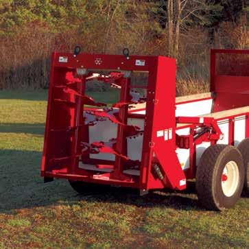 The HY Series Sometimes you need a push. High capacity meets expanded versatility in the new Massey Ferguson HY Series hydraulic push manure spreader.