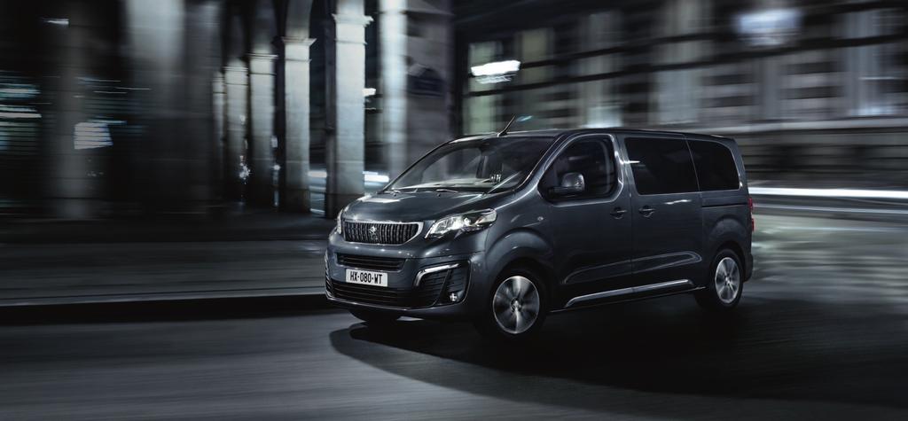UPGRADE TO FIRST CLASS Your first look at the New PEUGEOT Traveller will make a lasting impression: its elegant and assertive design is enhanced by a fresh, modern appearance.