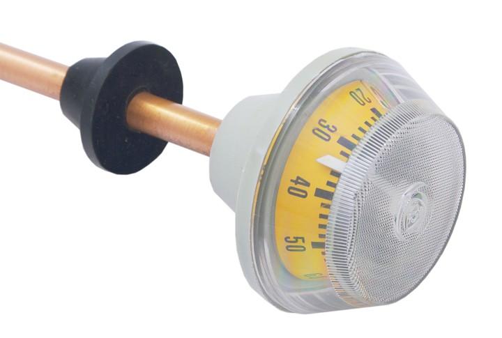 Angle thermometer DTU 100 mm stem stainless steel 16,53 160 mm stem stainless steel 16,73 250 mm stem stainless steel 17,02 400 mm stem stainless steel 21,14 630 mm stem painted steel 32,04 1 000 mm