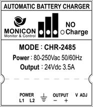 Battery detected voltage must over 10V(or 21V) otherwise the charger stop charging automatically. 5.5. Charger only for battery charging 6.