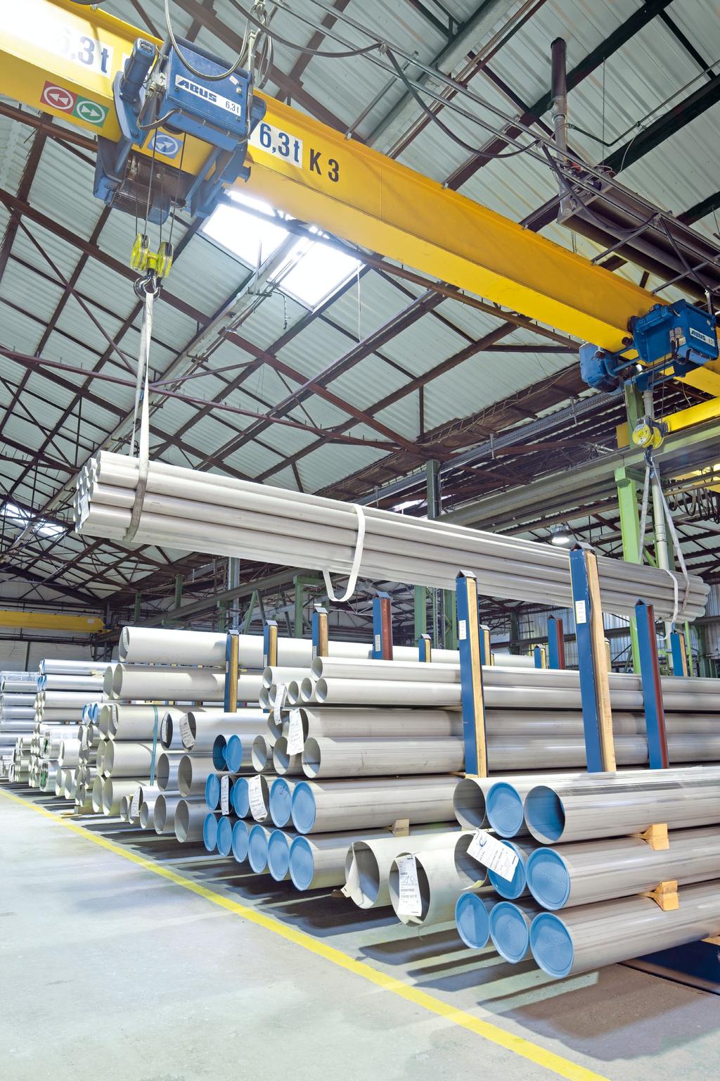 Index Precision steel tubes Cylinder tubes Piston tubes and piston rods Hot rolled tubes Steel construction tubes, standard and thick wall tubes Boiler and heat exchanger tubes Stainless steel tubes