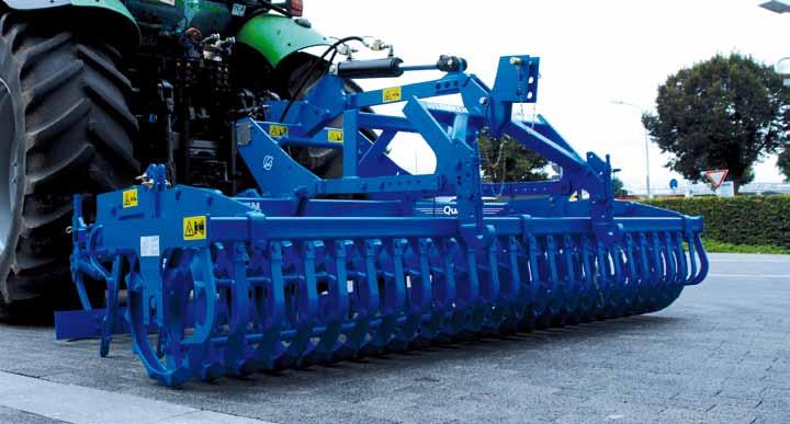 The wheelmark eradicators are easy to move on the box section frame so that they can be tailored to any tractor track