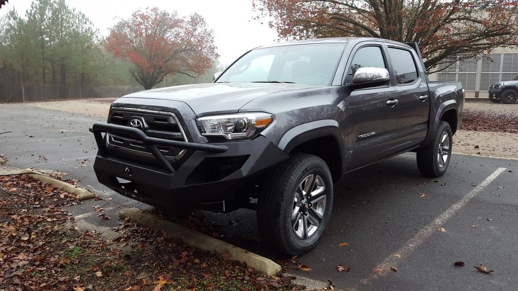 I. Overview Congratulations on your new purchase of the industries best and most stylish front bumper for the 2016 Toyota Tacoma! This bumper has been engineered for strength.