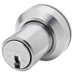146 Plunger Locks Plunger Locks Medeco Plunger Locks are specifically designed for use in wooden or metal sliding doors.