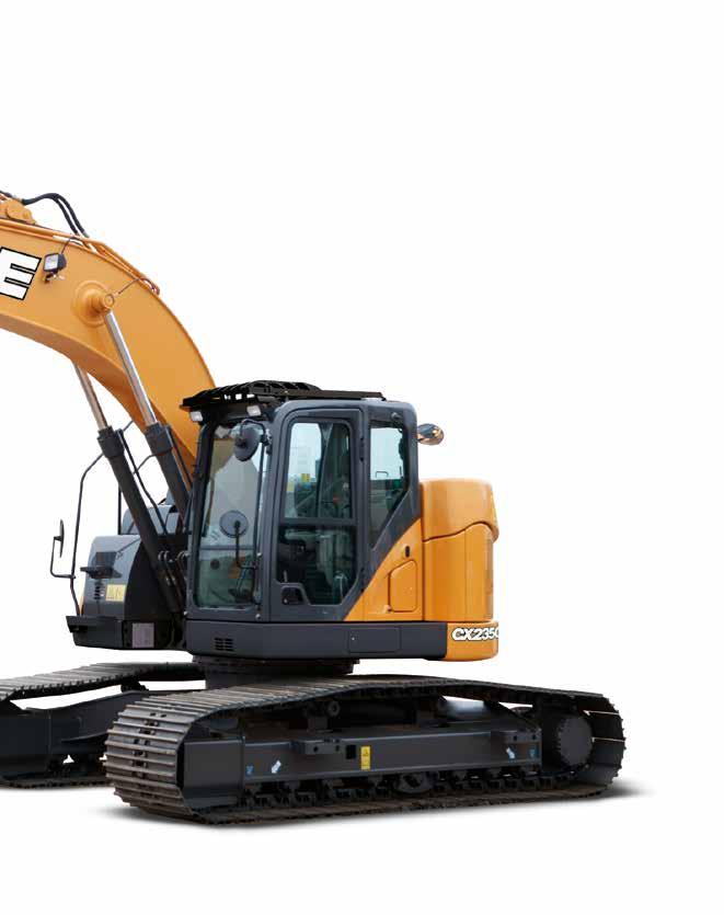 FULL SPECIFICATION EXCAVATORS - Short Radius design, ideal for any jobsite where space is limited - Wide offering of auxiliary hydraulics (multi-function and low flow) - Undercarriage equipped with