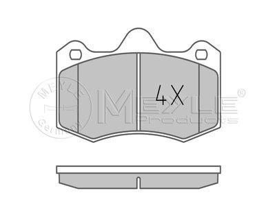 / Cordoba (02/02-11/09) SEAT Ibiza V (6J1, 6J5, 6J8) (03/08-06/10) Brake pad set Front Axle Brake System TRW Height [mm] 72,2 Thickness [mm] 18,7 Width [mm] 192,6 prepared for wear indicator with