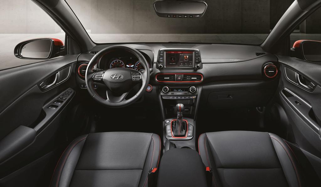 An interior that takes you close to the action.
