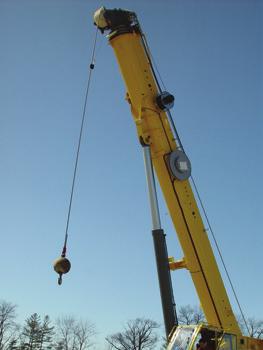 Control system Crane functions are controlled by ECOS (Electronic Crane Operating System) with CAN-BUS.