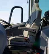 of fully adjustable deluxe driver seats and a