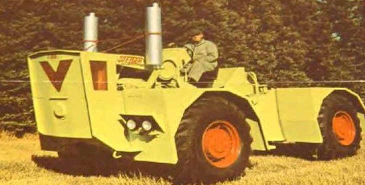 These second generation Barn Series 4wds were distinct with a large V cut in the front of the tractor to create a grill.