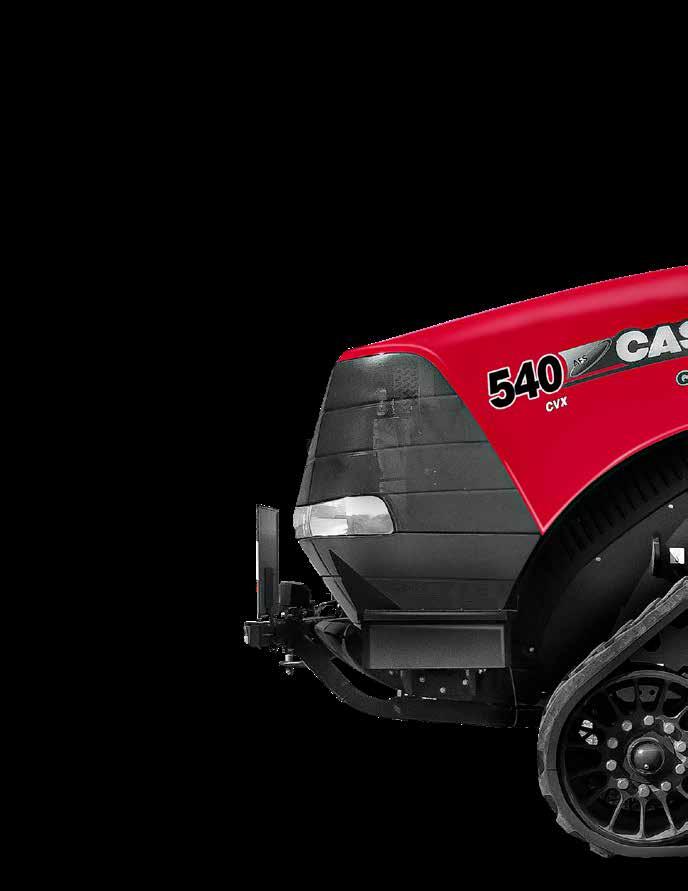 ALWAYS A STEP AHEAD First with four tracks - now first with CVT Case IH has long been a leader in tractor technology firsts are our hallmark.