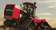 The distinctive Steiger lime green livery is changed for the equally famous red of Case IH, with