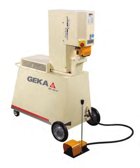PP SERIES PORTABLE PUNCHING MACHINES The PP-50 portable punching