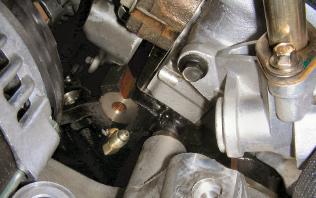 7.1 Remove Oil Pressure Sending Unit from Engine Block 5.7.3 Remove the oil pressure sending unit using a 1-1/16 deep well socket.