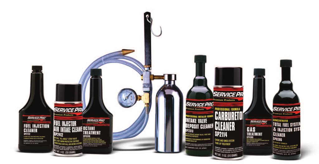 FUEL SYSTEM MAINTENANCE PRODUCTS CONCENTRATED TOTAL FUEL SYSTEM AND INJECTION SYSTEM CLEANER Synthetic formula fuel system cleaner Removes gum, carbon and varnish; restores power, performance and