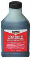 2-Cycle Oil 11524 11462 EZ 2-Cycle Oil No guessing with this handy oil. One bottle treats one gallon of gas, works in any ratio from 16:1 to 50:1.