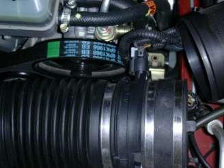 e. Remove the MAF sensor from the inlet hose