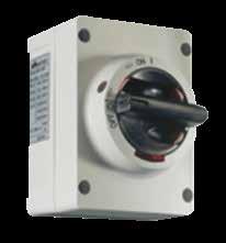 24 Roofmaster STEC non-insulated version - Technical Catalogue ACCESSORIES INCLUDED IN FAN PACKAGES SAFE - SAFETY SWITCH The safety isolation switch has been tested according to IEC 947-3.