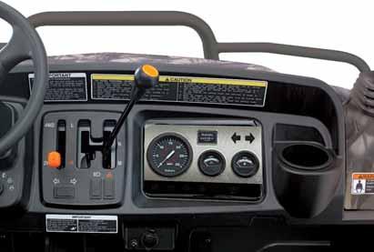 Large and Clear Instrumentation The s instrument panel offers a convenient and