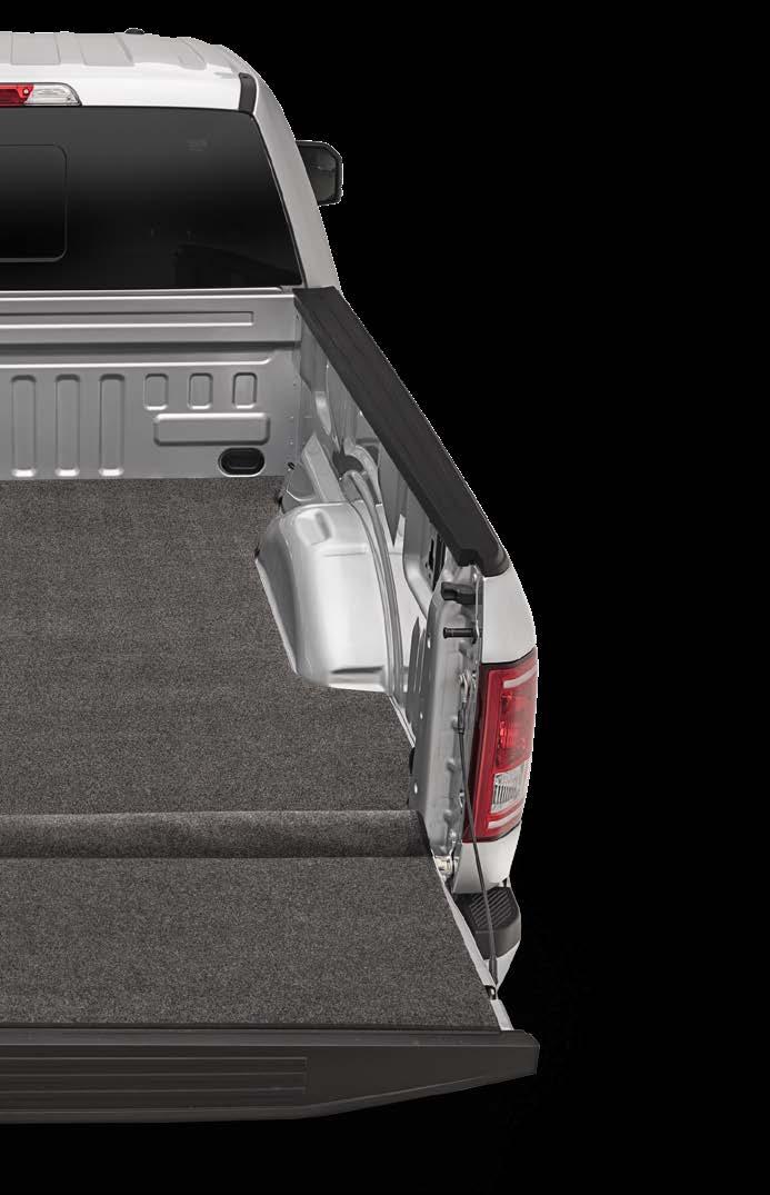 Now featuring an integrated tailgate gap guard hinge that connects the bedmat