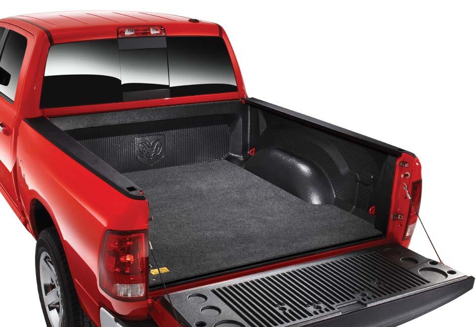 HANDLES ANY CARGO BedRug is designed to protect your truck bed and keep contents from
