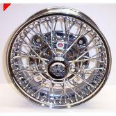 5 x 10 inch polished aluminum wheel with Abarth wheel cap 4 