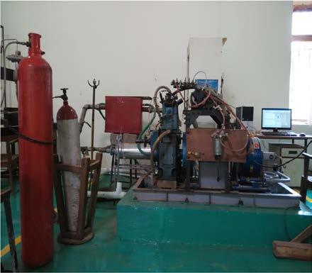 Bhovi et al. / Mixing Chamber for Gaseous Fuel Induction Figure 1. (a) Experimental set-up on Dual Fuel Engine with CMFIS and CRDi injection facilities.