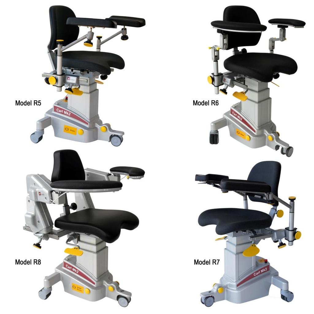User Manual Operator chair Carl Mk2 - Model R5 - Easy - Model R6