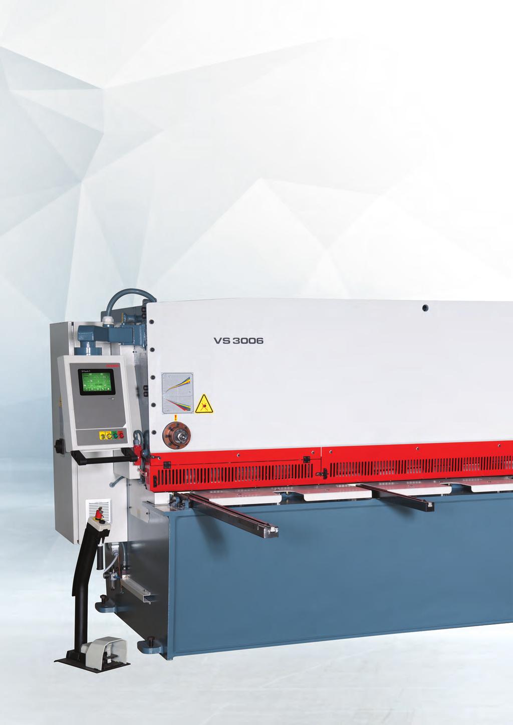 VS Series Variable Rake CNC Shear Well equipped for precision cuttings (± 0.