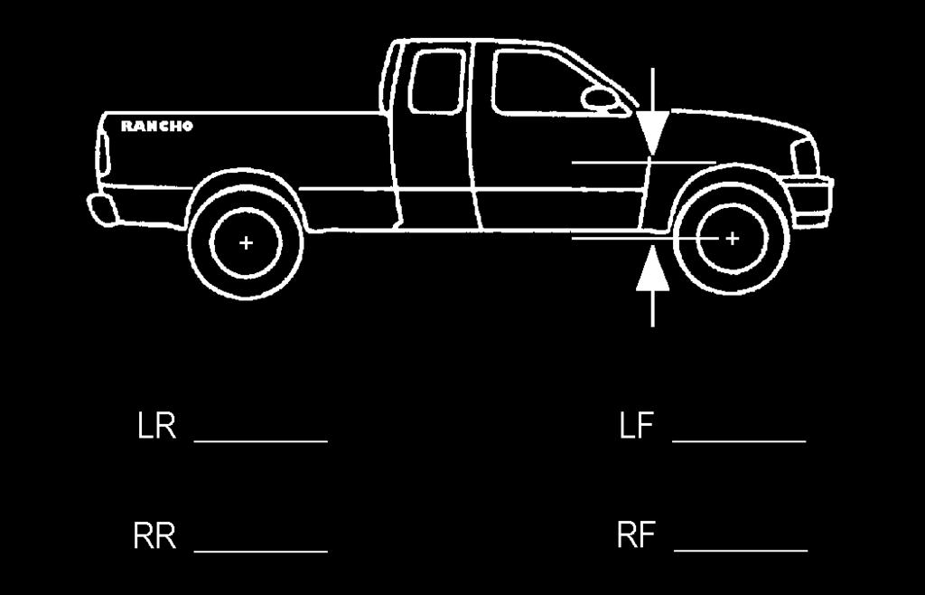 FRONT SUSPENSION UPPER CONTROL ARM ASSEMBLY 1. Attach new ball joint (purchased separately) to Rancho upper control arm 180001 as shown in illustration #1. Refer to Important Note A.
