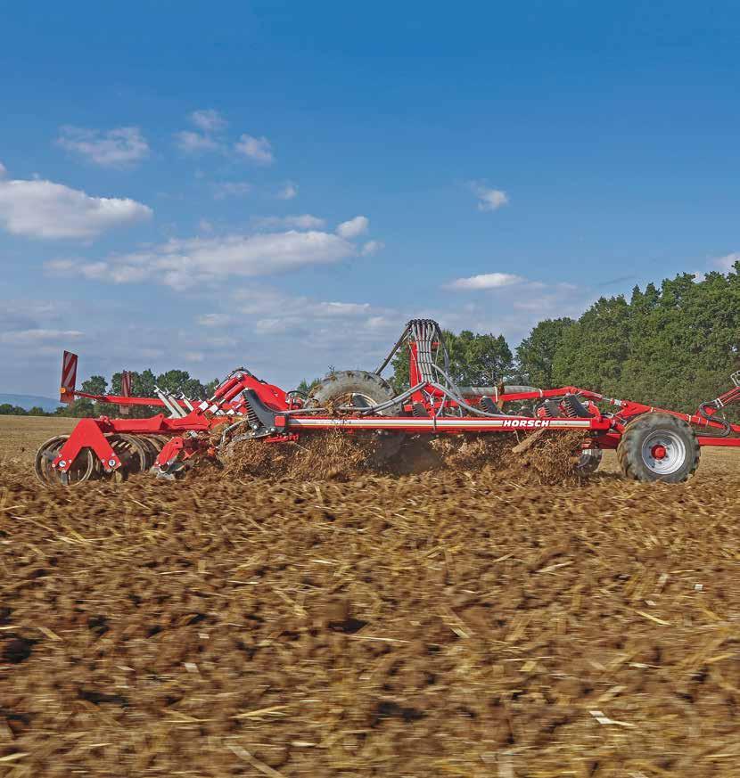 Partner FT / HT CONTROLLED INCORPORATION OF FERTILISER WHILE CULTIVATING With the rear hopper Partner HT HORSCH offers a system which allows for applying
