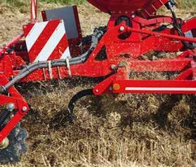 Even levelling and deep consolidation ensure a perfect finish and produce an optimal seedbed. Already in 2003, the DLG Fokus test confirmed the low horsepower requirement of the Terrano FX.