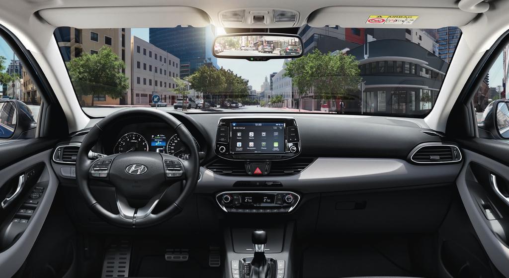 Stay connected with smart technologies. Integrated connectivity makes your i30 a home away from home.