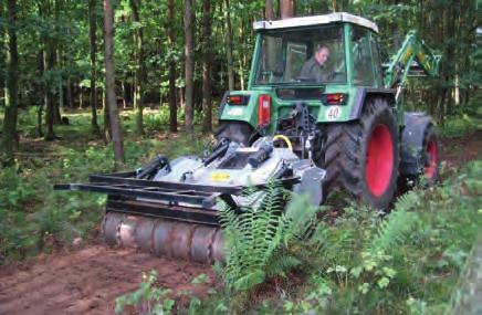 FORESTRY TILLERS SSL SPEED from 100 to 220 HP Ø30 cm max D30 cm FORESTRY TILLER WITH FIXED TOOTH ROTOR.