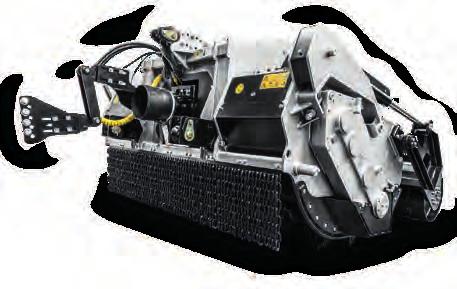 MULTITASKS SFH - SFH/HP from 300 to 500 HP Ø35 cm max (stones) Ø45 cm max (trees) Ø55 cm max (stump) D40 cm STONE CRUSHER - FORESTRY TILLERS - FORESTRY MULCHER WITH FIXED TOOTH ROTOR.