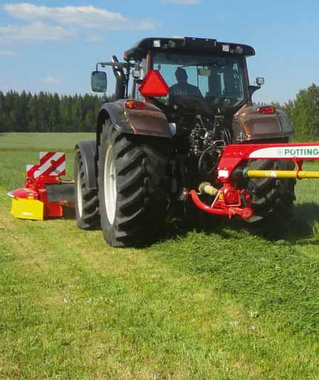 Swath merging COLLECTOR or swath placement system Flexibility is required when mowing.