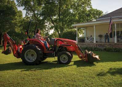To further improve productivity, the Massey Ferguson loader features a quick-attach main frame design for quick and easy loader mounting and dismounting, as well as a frame-mounted hydraulic joystick