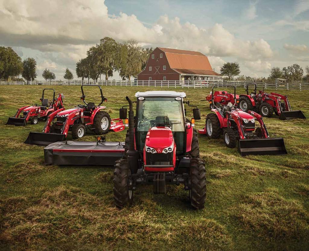Compact, Utility and Mid-Range Tractors Compact, Utility and Mid-Range Tractors FROM MASSEY FERGUSON A