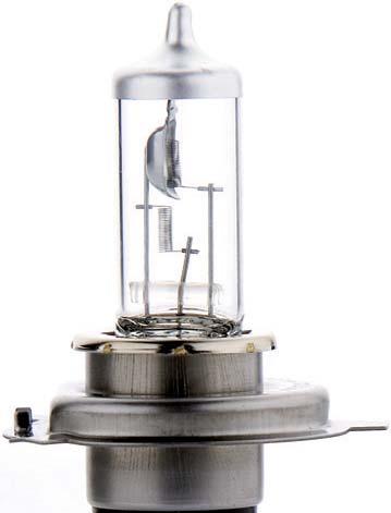 Robust for longer lighting To further extend the service life of the bulb filament, the strength of the connector, mount and glass has been improved.