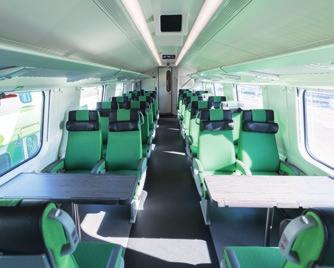 PASSENGER AND STEERING CARS FOR FINLAND The first double-deck passenger car was used on Finnish railways in June 1998.