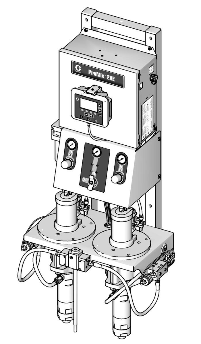 Repair/Parts ProMix KE Plural Component Proportioner A0870L EN Self-contained, electronic plural component