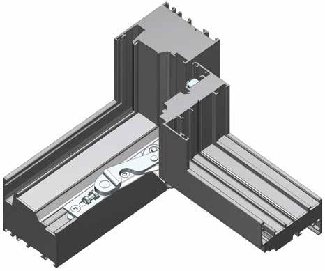 In addition, this unique multi-joint hinge for a 180 opening has 3D adjustment side, height and contact adjustment.