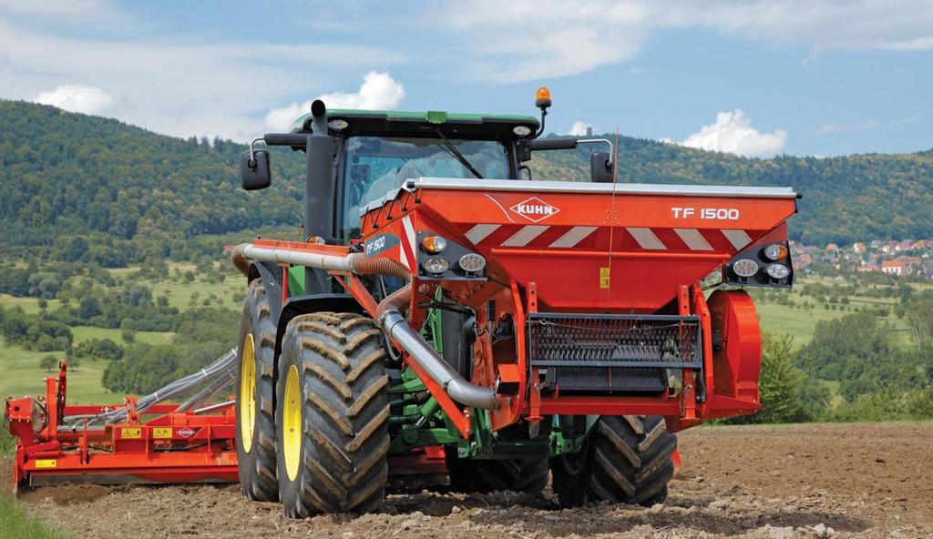 SAVINGS MULTIPURPOSE HOPPERS 1 Start fertiliza higher ma up to 1 or 600 Source: Les TF 1500: ONE FRONT HOPPER LOADS OF POSSIBILITIES!