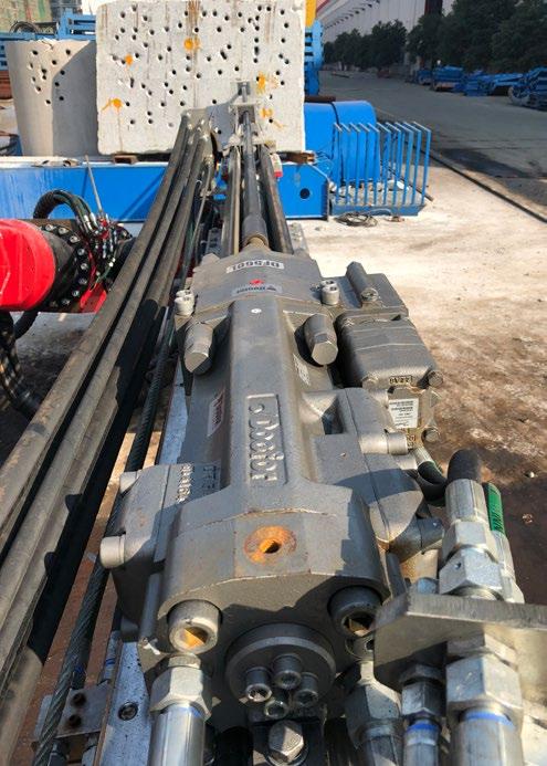 DF550L HIGH-PERFORMANCE Doofor DF550L is a high-frequency hydraulic rock drill specially designed for underground production drilling and tunneling.