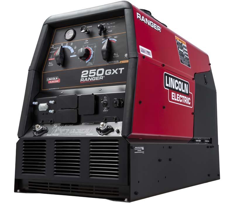 EXTRA POWER, EXTRA PERFORMANCE Ranger 250 GXT Shown: Ranger 250 GXT, K2382-4 KEY FEATURES The Ranger 250 GXT has all the extras you need for construction and maintenance work.