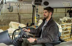 FROM MASSEY FERGUSON From the ergonomically crafted right-hand side console and controls, to the smartly positioned T Lever and functional dashboard, nothing is missing to make your long and hard day