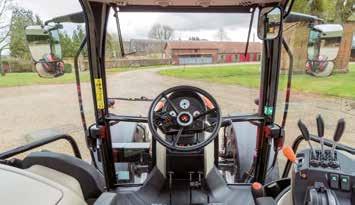 FROM MASSEY FERGUSON Adblue Tank* The Adblue tank can be filled with ease at the same time as refuelling. New AGCO power engine Three cylinder 3.3 litre engines generate power from 75 to 95 hp.